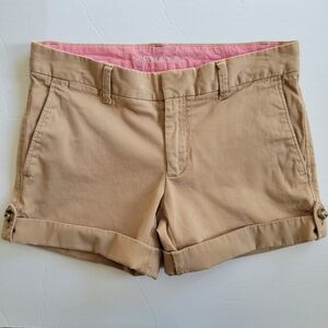 Banana Republic Stretch Khaki Shorts.